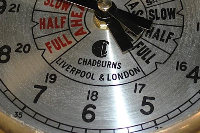 NO RESERVE - Ship's Wheel Clock by Chadburn's