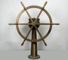 NO RESERVE - Dake Engine Co Ships Wheel