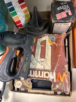 Wilton Scout Jaw Swivel Bench Vise, Nail Gun, More Tools