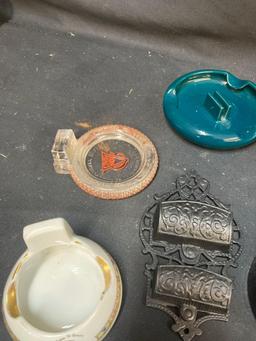 ashtrays matchstick matchbook holders