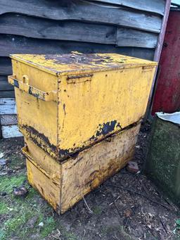 2 steel toolboxes