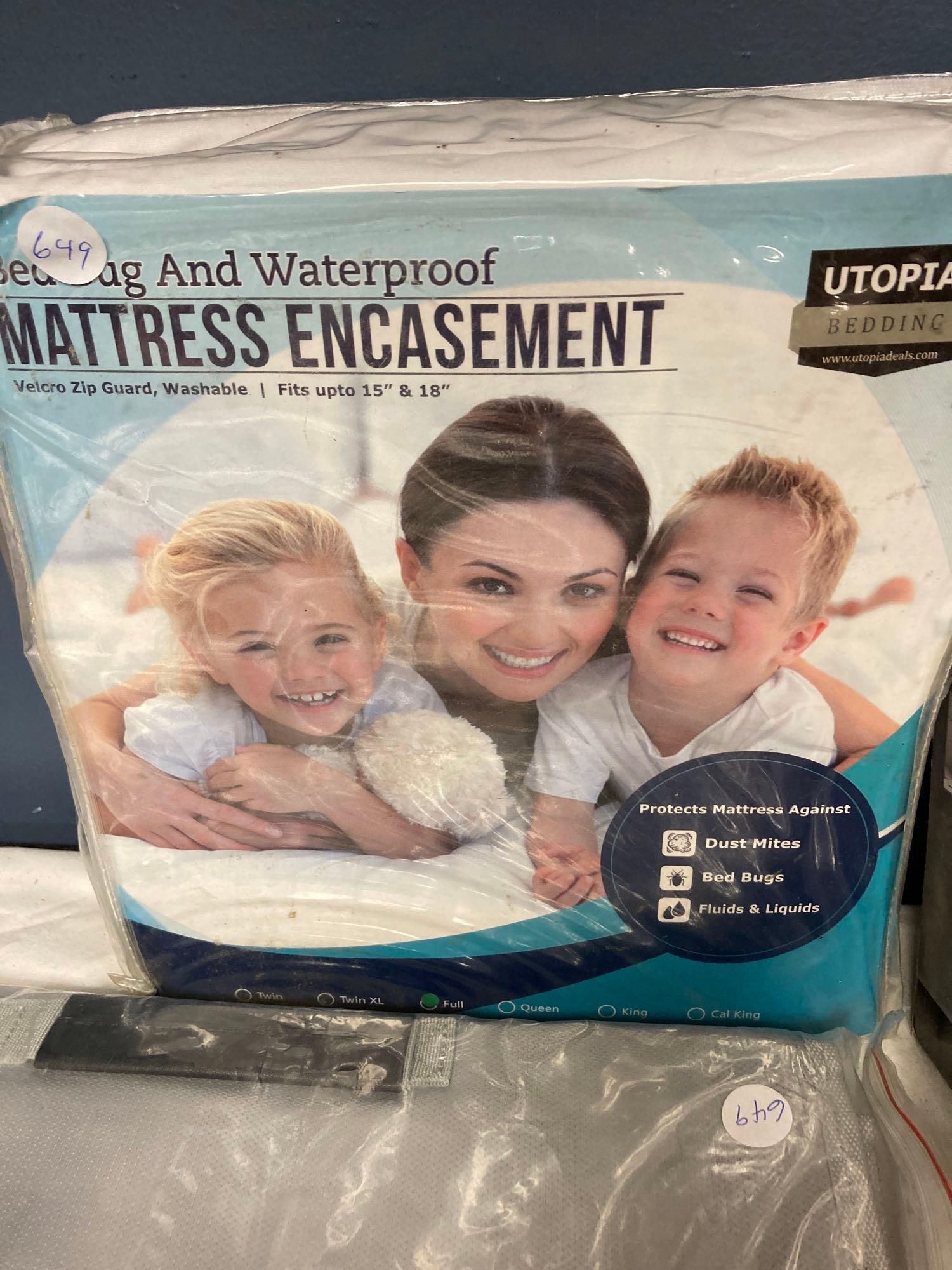 3 mattress protectors laptop case and fireproof document bag