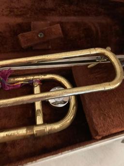 Trombone in case