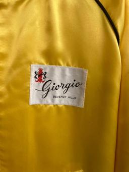 Giorgio Beverly Hills satin wind breaker size medium