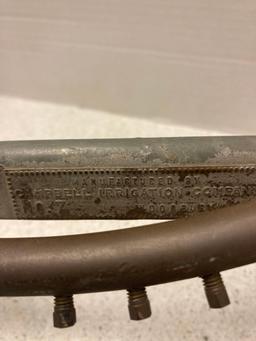 antique Campbell irrigation company number seven sled type sprinkler