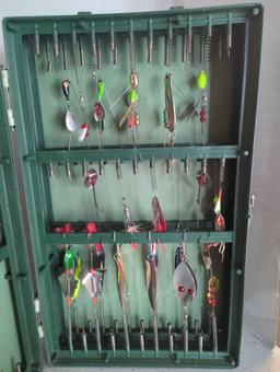 Vintage Bait File Willie products company filled with tackle