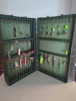Vintage Bait File Willie products company filled with tackle