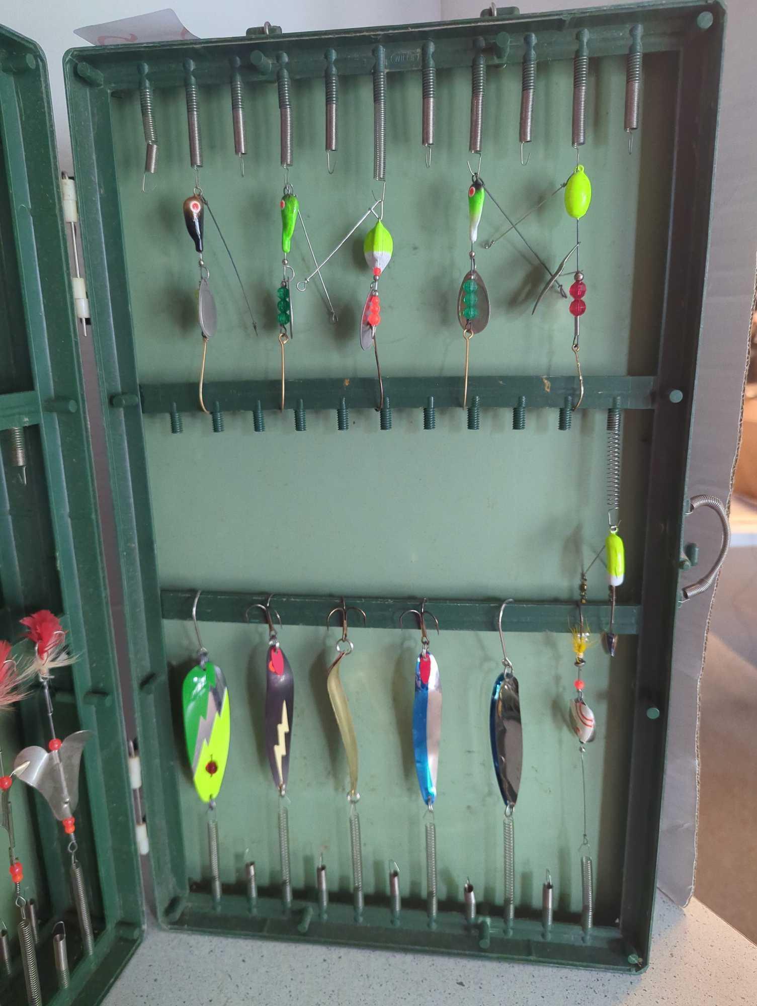 Vintage Bait File Willie products company filled with tackle
