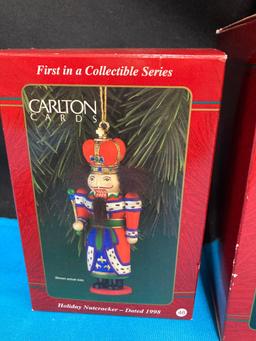 8 ornaments in the boxes Carlton Cards Hallmark Heirloom