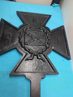 Reproduction Confederate grave marker