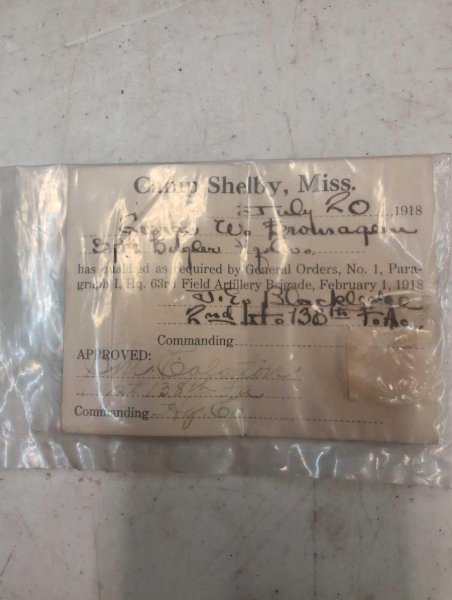50 dug relics from Fort Custer Montana 1877 to 1902