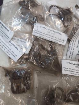 50 dug relics from Fort Custer Montana 1877 to 1902