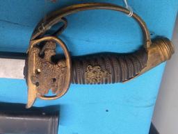 model 1889 German sword with scabbard