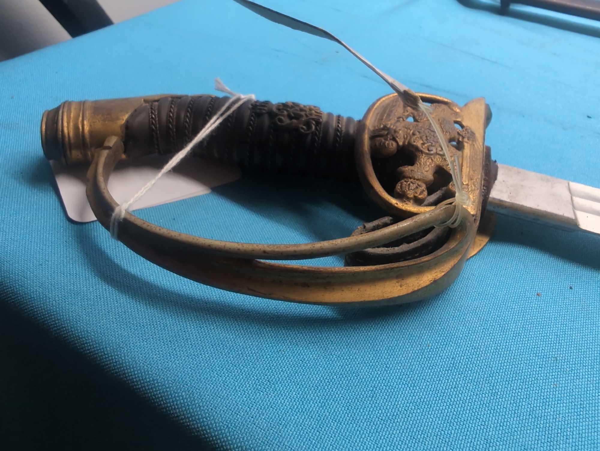 model 1889 German sword with scabbard