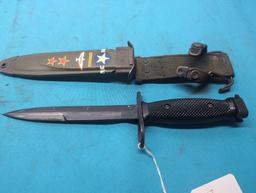 US M7 bayonet with sheath