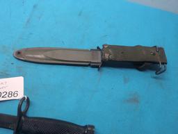 US M7 bayonet with sheath