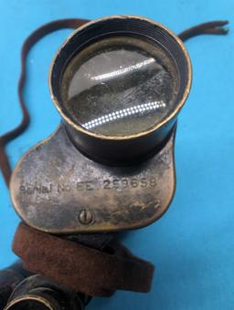 US Army Signal Corps binoculars with case