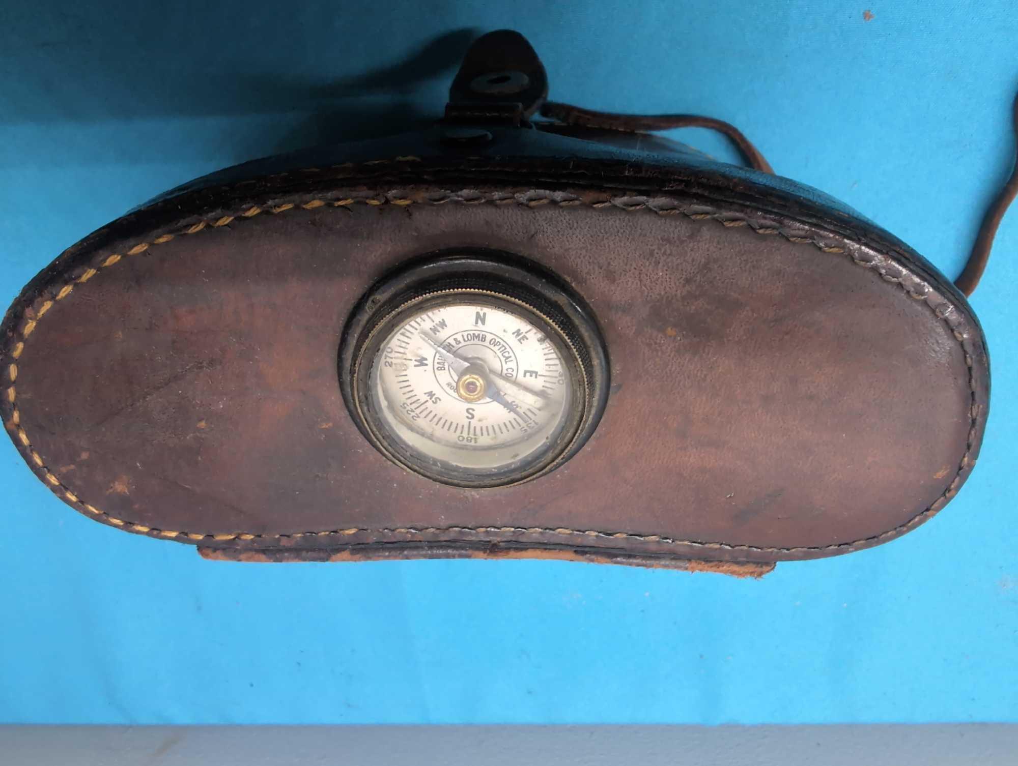 US Army Signal Corps binoculars with case