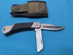 2 lock back pocket knives Gerber Kershaw