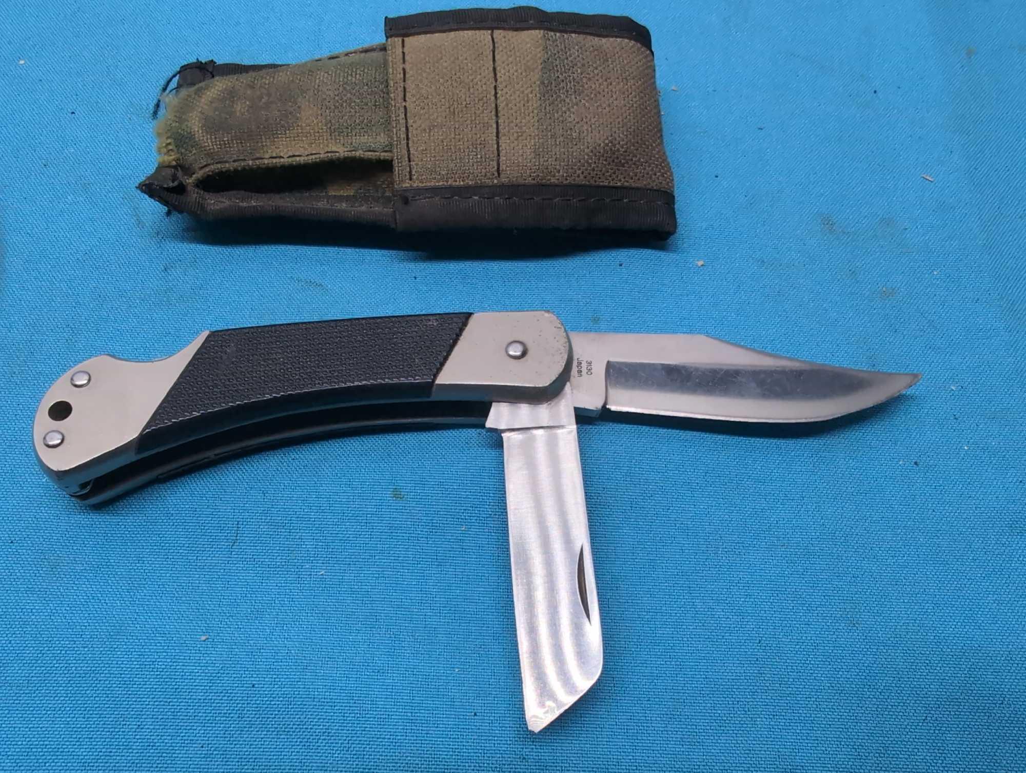 2 lock back pocket knives Gerber Kershaw