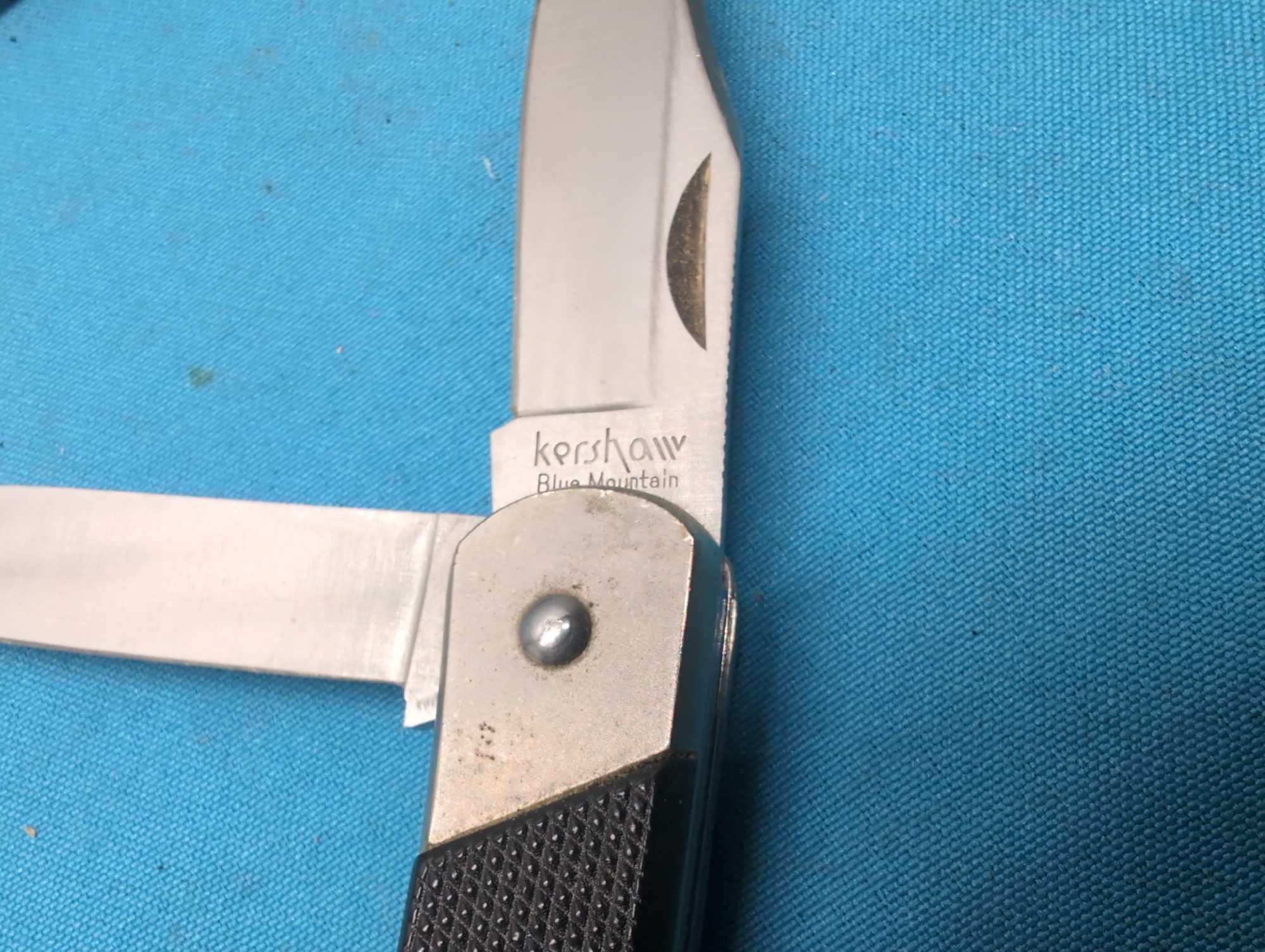 2 lock back pocket knives Gerber Kershaw