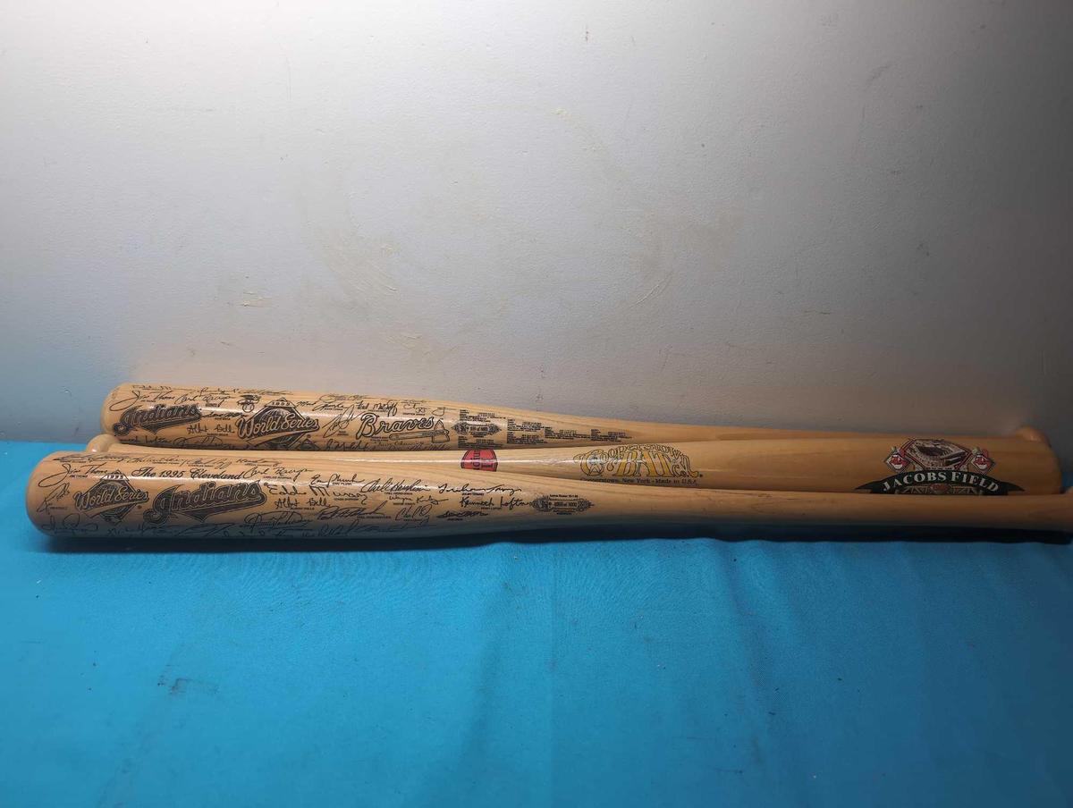 Cleveland Indians 3 bats 1995 World Series