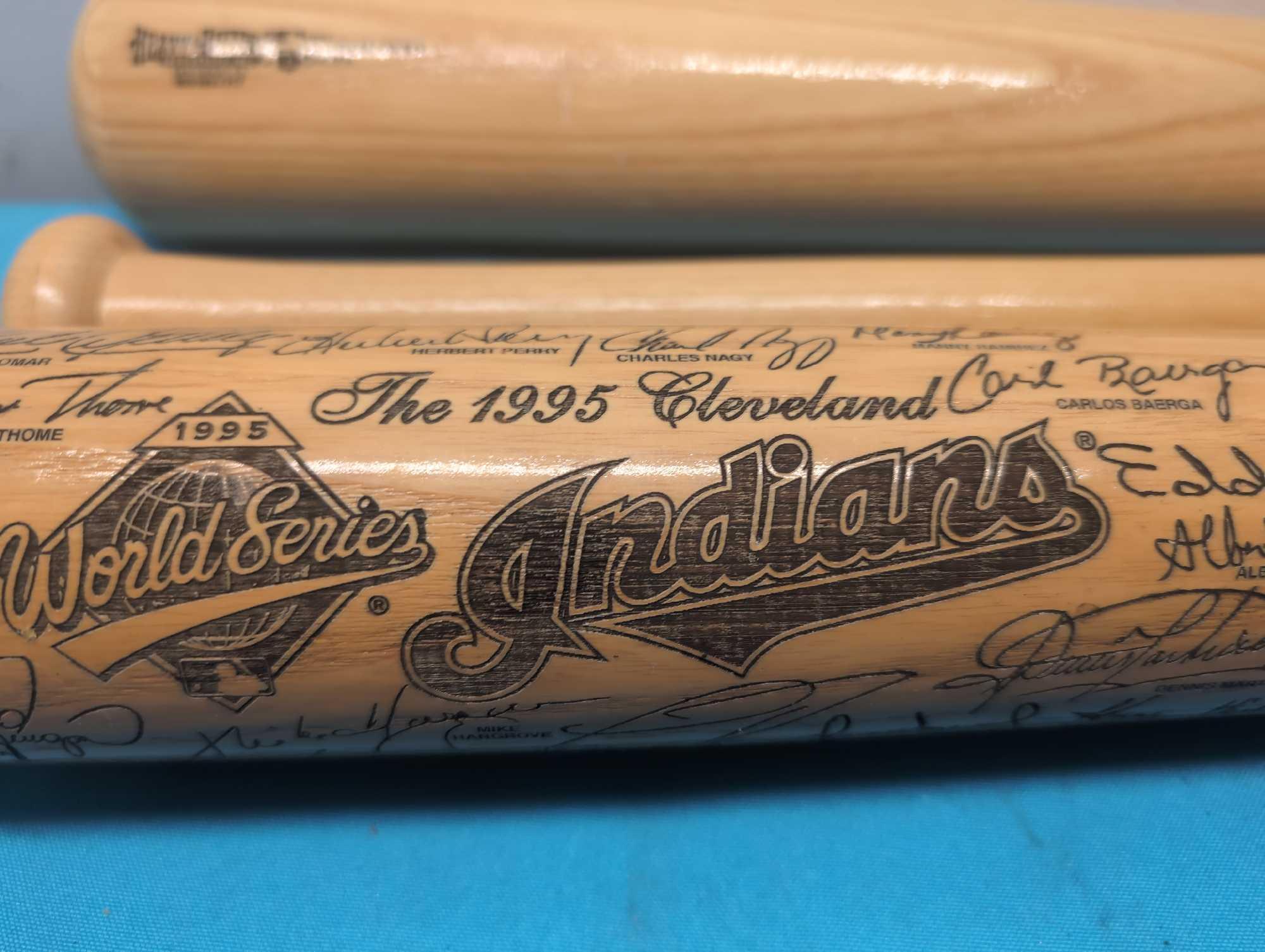 Cleveland Indians 3 bats 1995 World Series