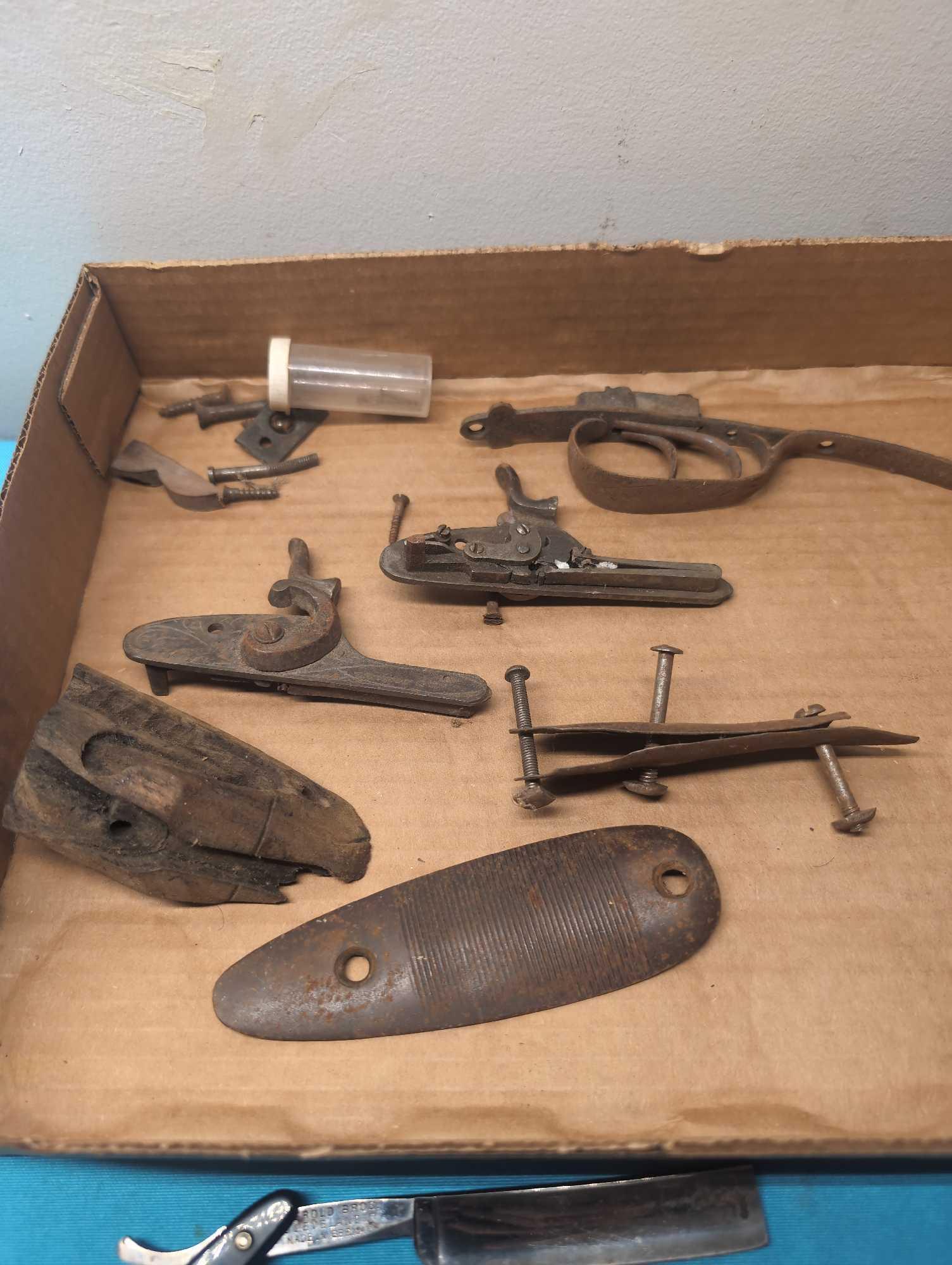Early Shotgun parts razor calipers latches
