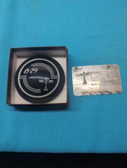 Boeing B29 Yoke Cap and Restoration tag