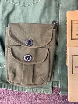 Army shirt bag 1942 snd 1943 basic field manuals