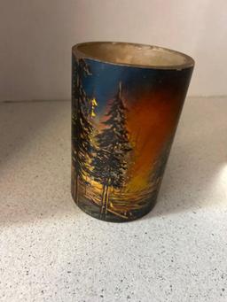 Gladd cylinder for motion lamp cabin in the woods