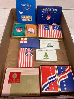 Patriotic playing cards