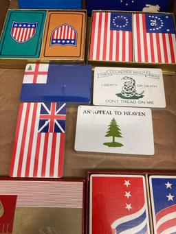Patriotic playing cards
