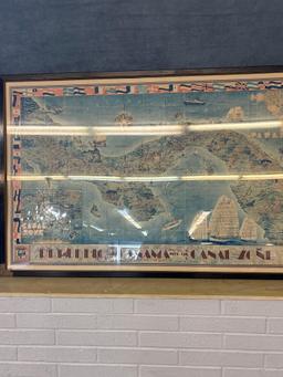 The Republic of Panama Canal zone map 32 x 50?