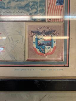 The Republic of Panama Canal zone map 32 x 50?