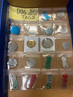 dog tags and dog figures