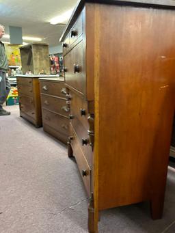 antique empire style 6- drawer chest 1880s