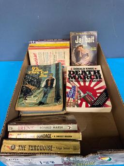 Vintage paperback books