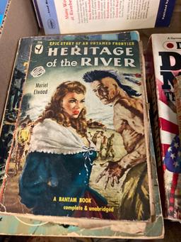 Vintage paperback books