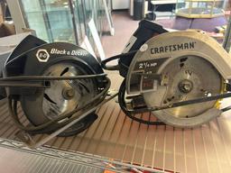Black & Decker and craftsman circular saws