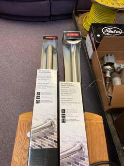 Sun Twin portable heater and two Delta mount bars 42 inches