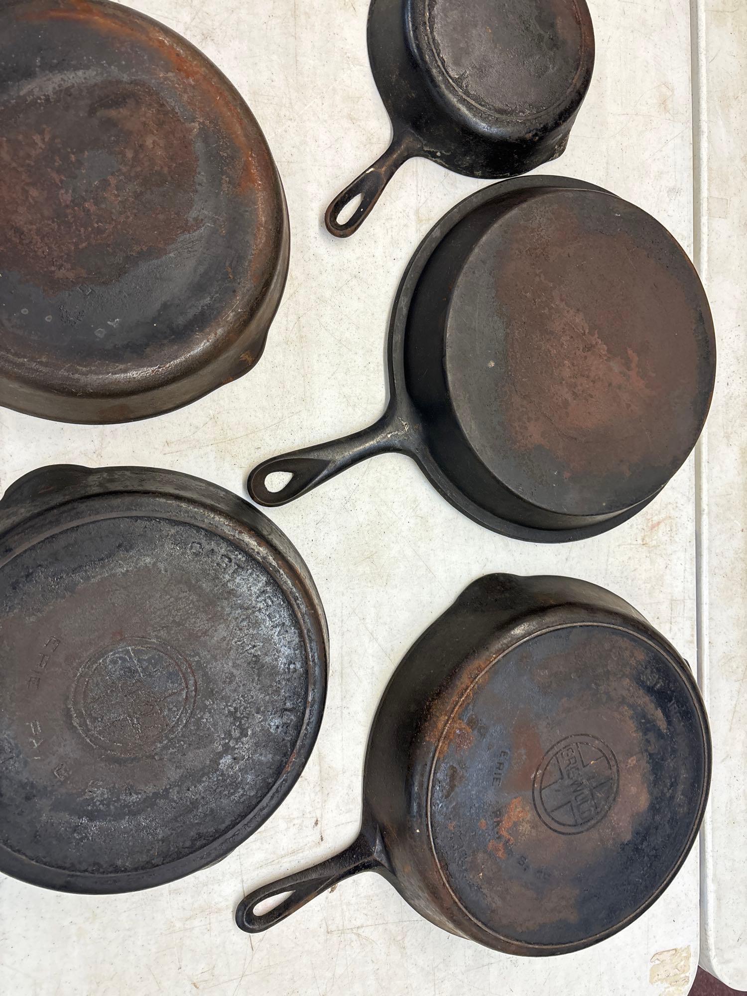 cast-iron pans Griswold and others