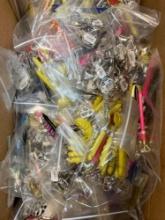 Box full of new keychains 20+ pounds