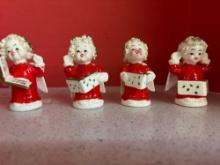 vintage ceramic Christmas angels