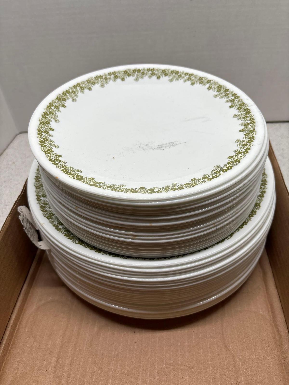 Spring blossom Corelle dinner plates salad plates