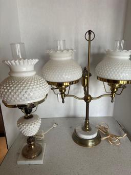 hobnail student lamp hobnail table lamp