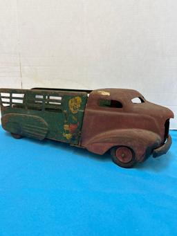 antique Wyandotte 1930s toy truck squirt advertising