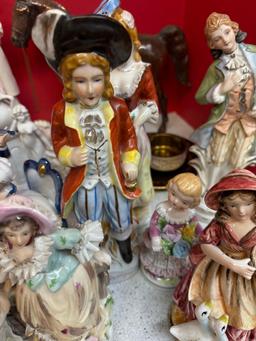 vintage porcelain statue figurine collection