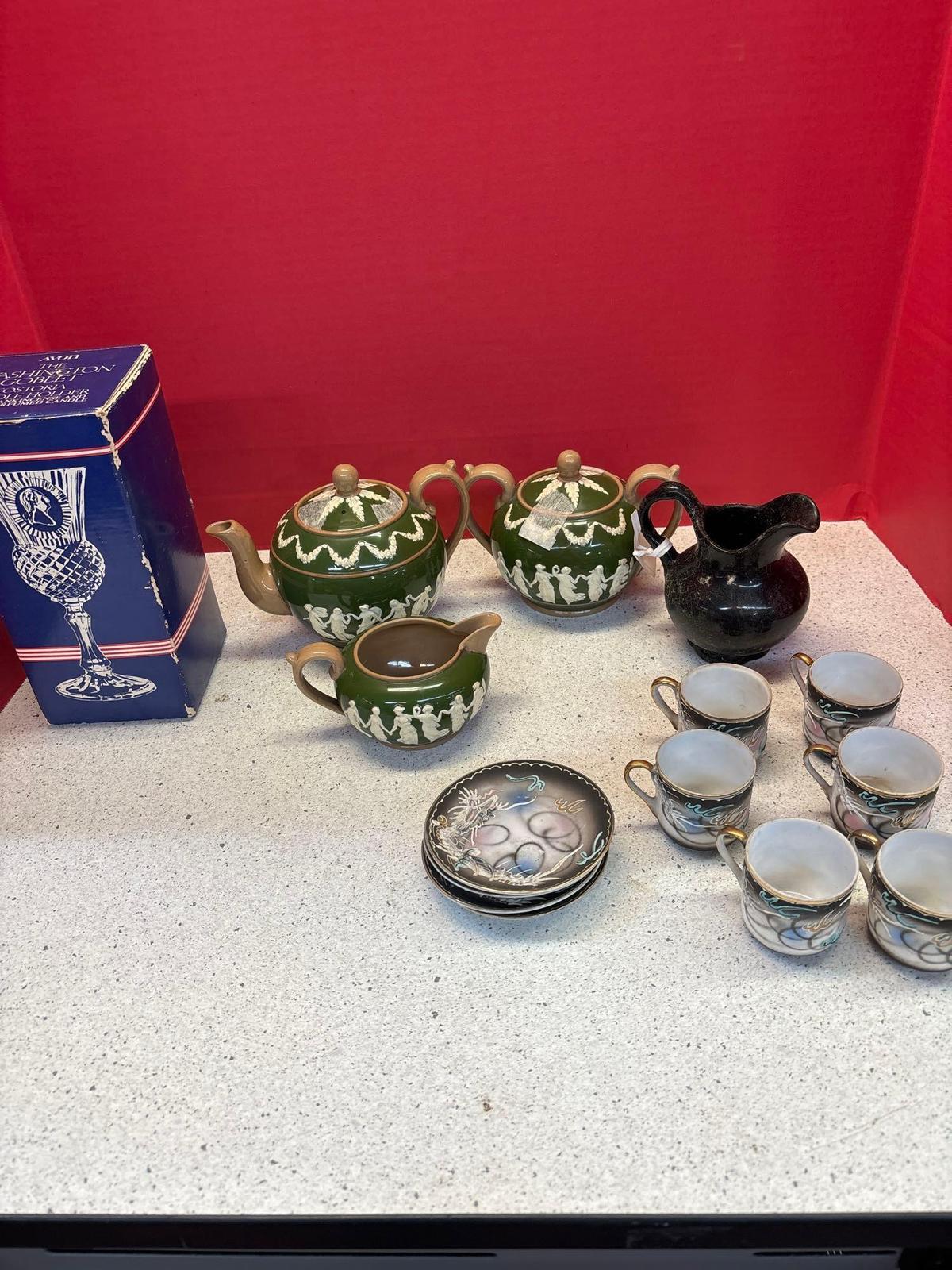 copeland Spode Tea porcelain cups Avon Fostoria