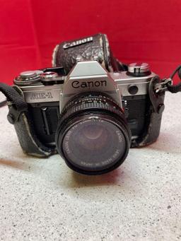 Canon AE 1 SLR camera